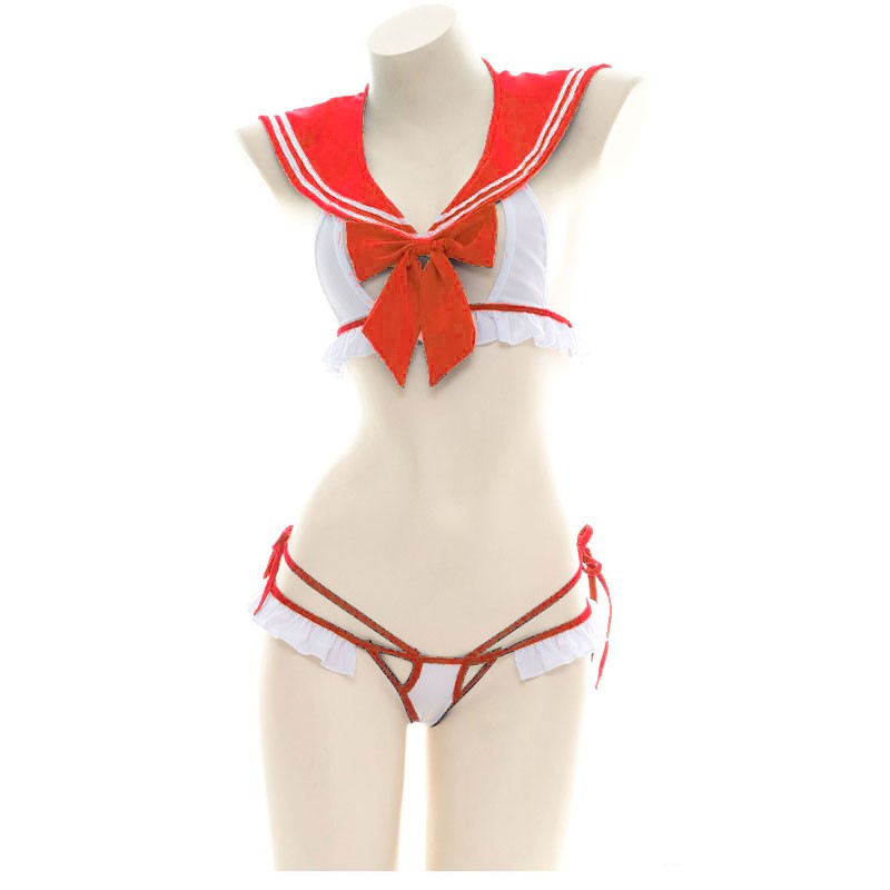 Erotic Cosplay Japanese Studen - Lace Bralette Set ulasan dan harga