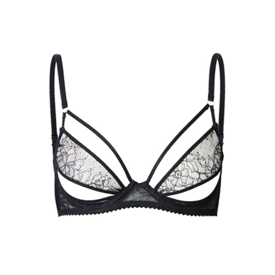 Faye Women's Sexy Lace Bra, Ba - Demi Bra Balconette ulasan dan harga
