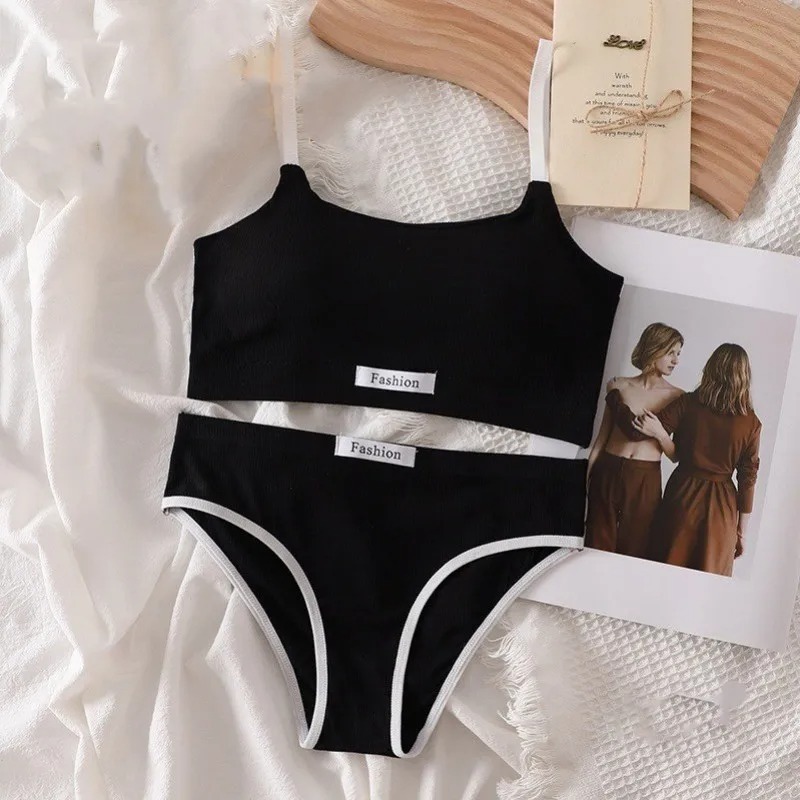 Women Cotton Seamless Bras Set - Cotton Bra Everyday ulasan dan harga