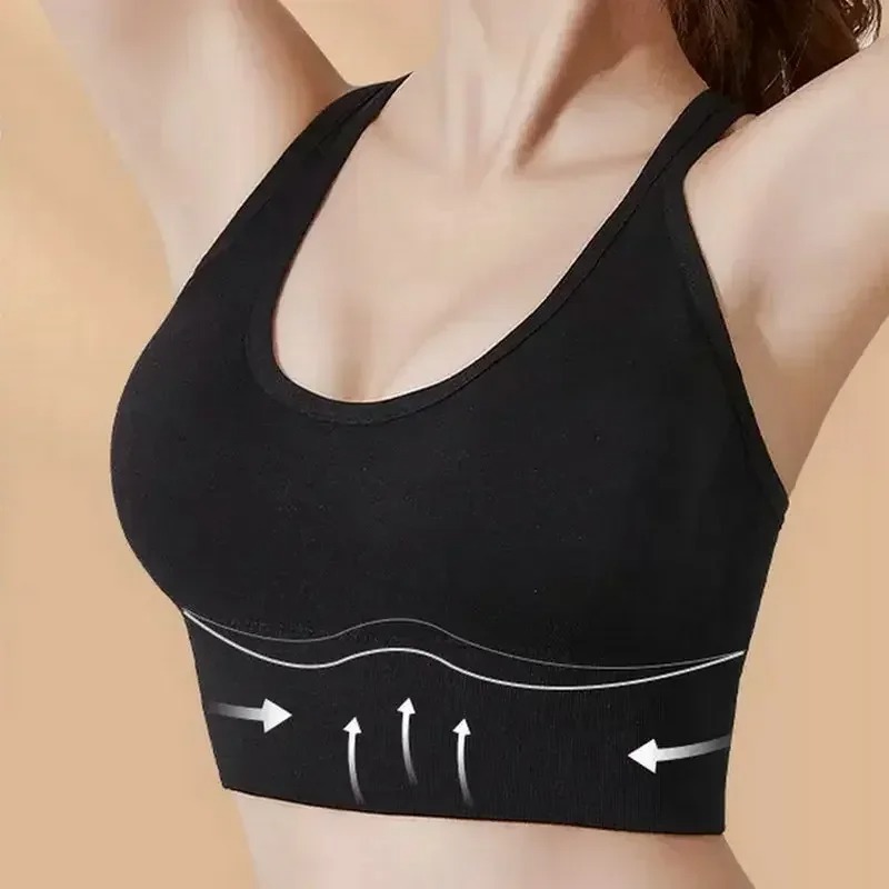 Shockproof Buckle Sports Bra W - T Shirt Bra Seamless ulasan dan harga